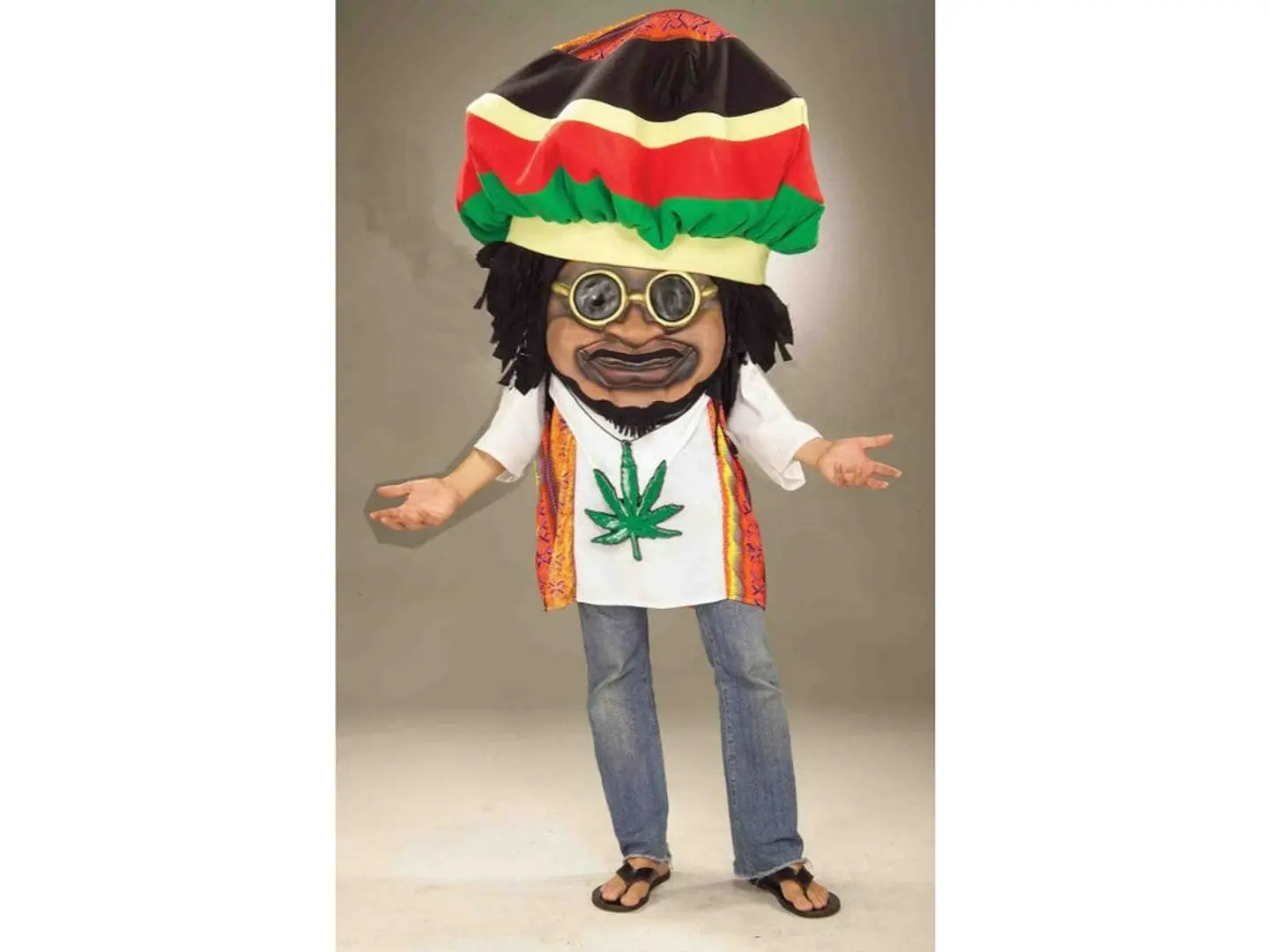Disfraz Cabeza Gigante Rasta 1