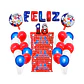 Set Decorativo Globos Fiestas Patrias  - Miniatura 1