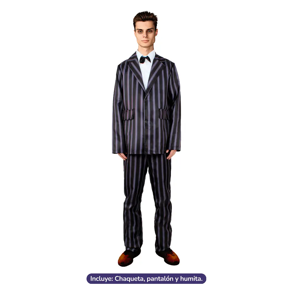 Disfraz Homero Locos Addams  Adulto 1