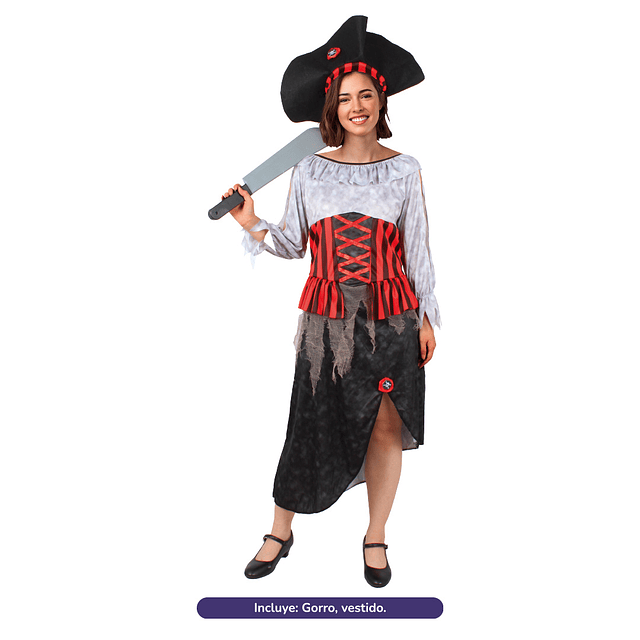 Disfraz Pirata Mujer Clasico