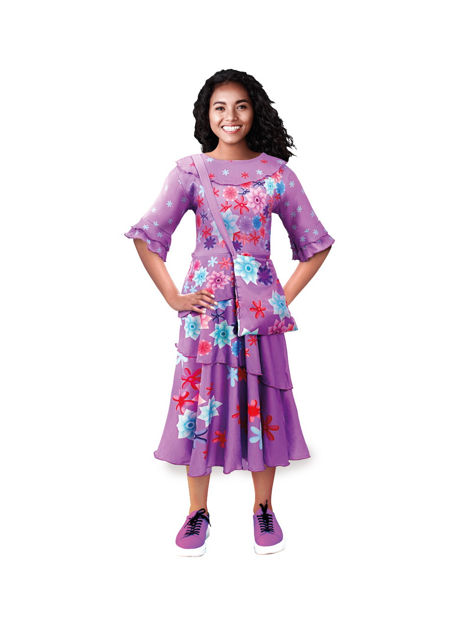 Disfraz Vestido Floreado Encanto Mujer