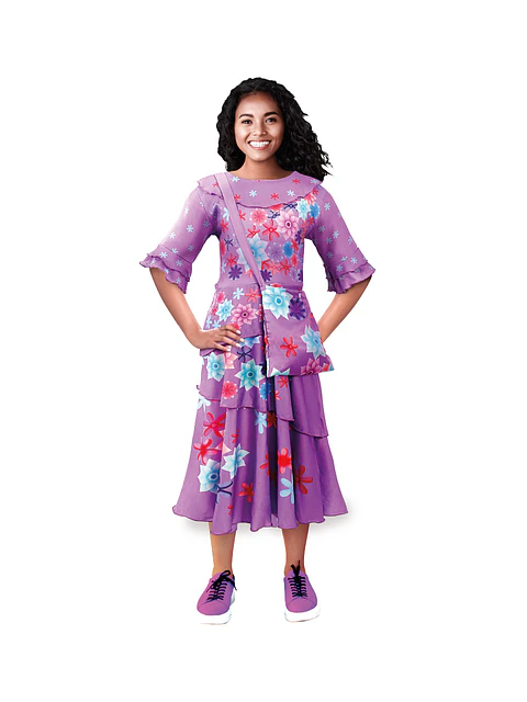 Disfraz Vestido Floreado Encanto Mujer