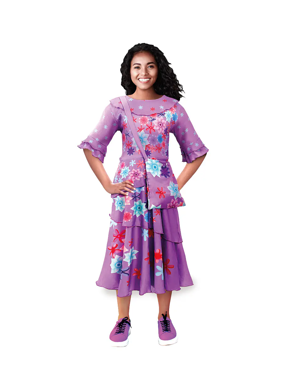 Disfraz Vestido Floreado Encanto Mujer 1