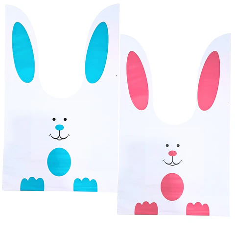 Set 12 Bolsas Conejo De Pascua Grandes