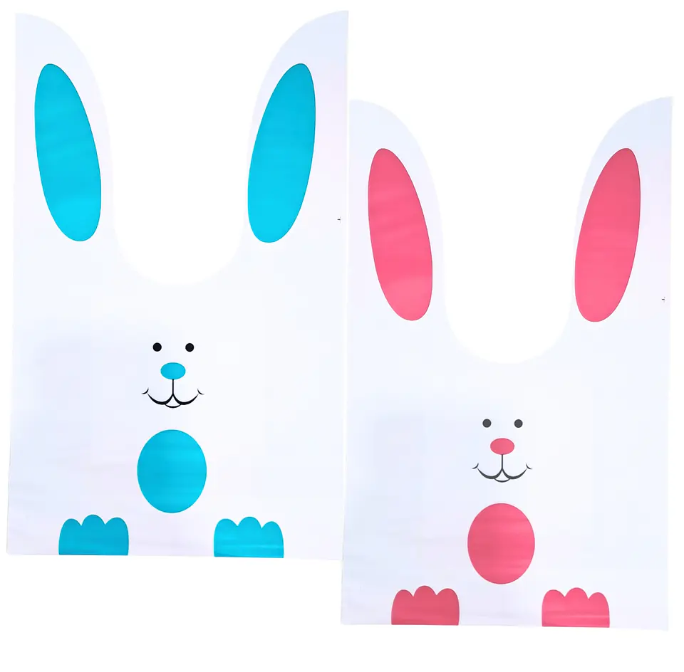 Set 12 Bolsas Conejo De Pascua Grandes 1