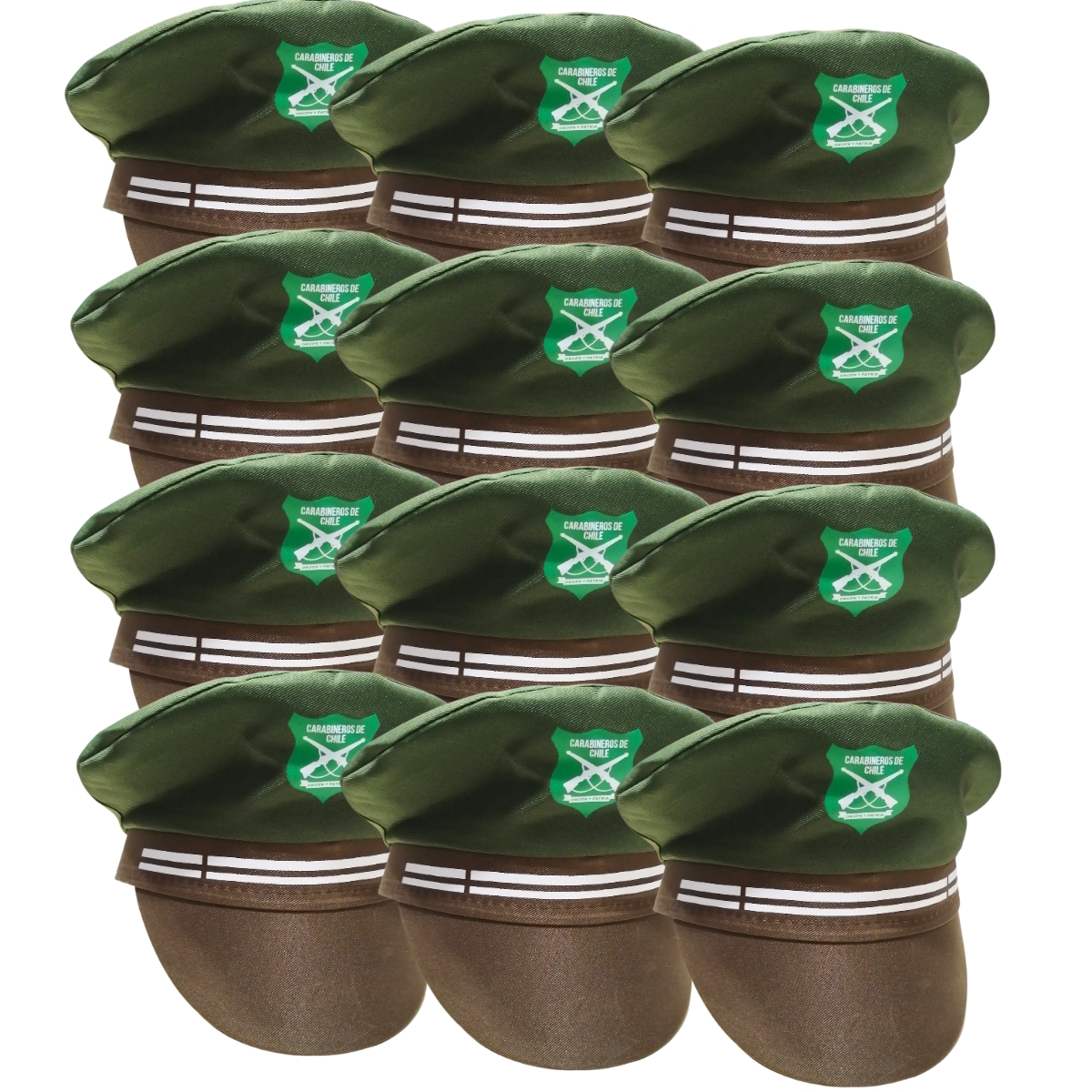 Set Gorros Carabinero X12