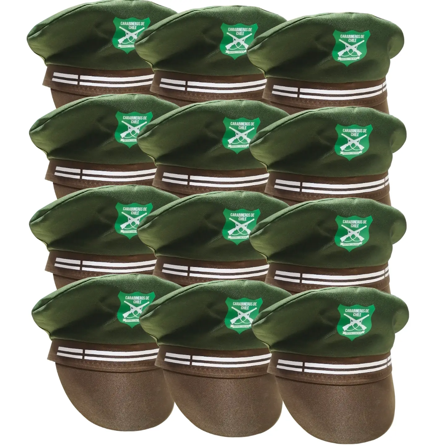 Set Gorros Carabinero X12 1