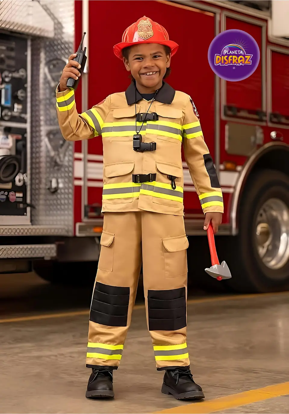 Disfraz Bombero Niño Premium 1