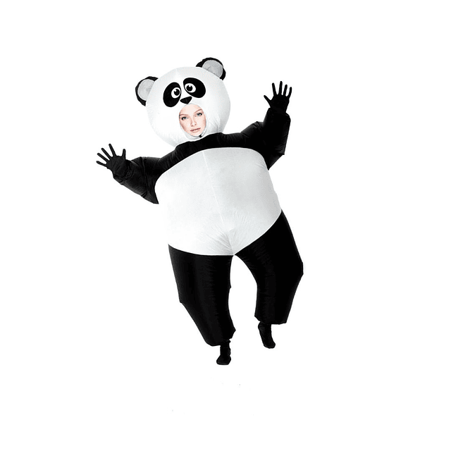 DISFRAZ ADULTO PANDA INFLABLE