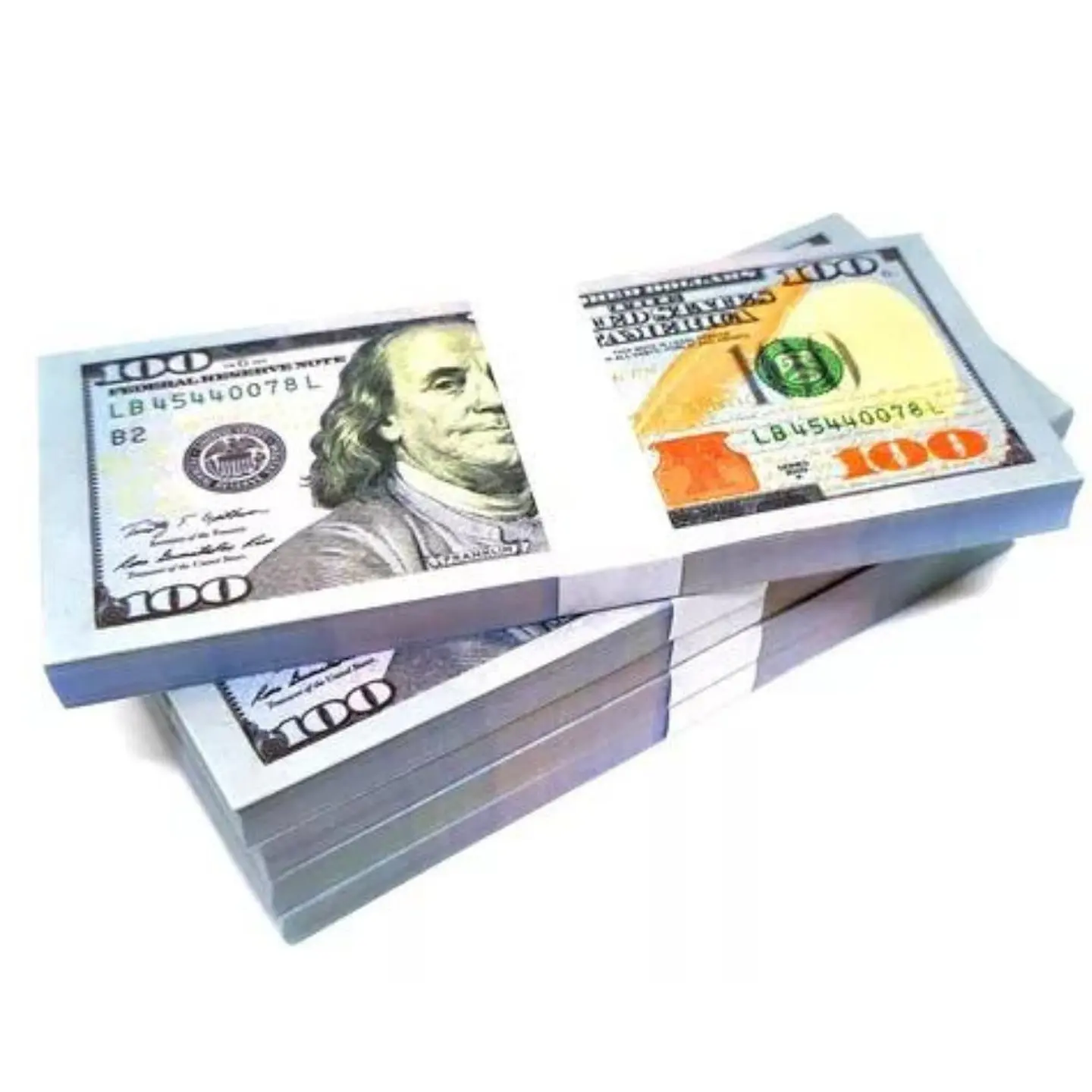 100 Billetes Repuesto Pistola De Dinero 1