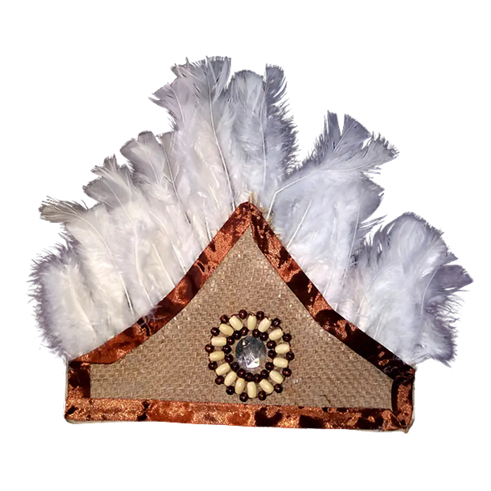 Cintillo Pascuense Pluma Mujer 1