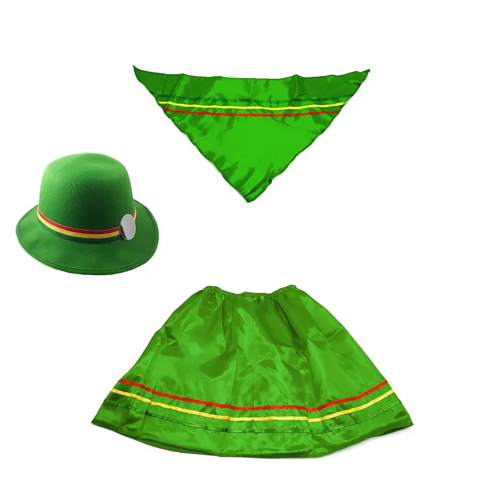Disfraz Conjunto Tipico Nortino Niña Colores 5