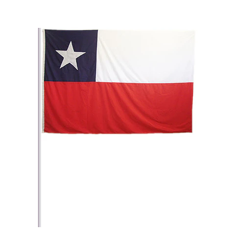 Bandera Chile 40 X 60 Cm Palito