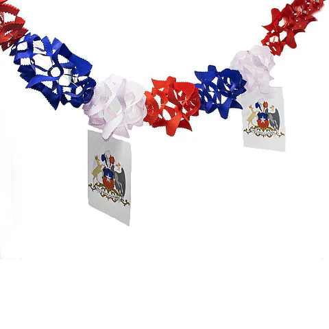 Guirnalda Adorno Escudo Color X2Mtr