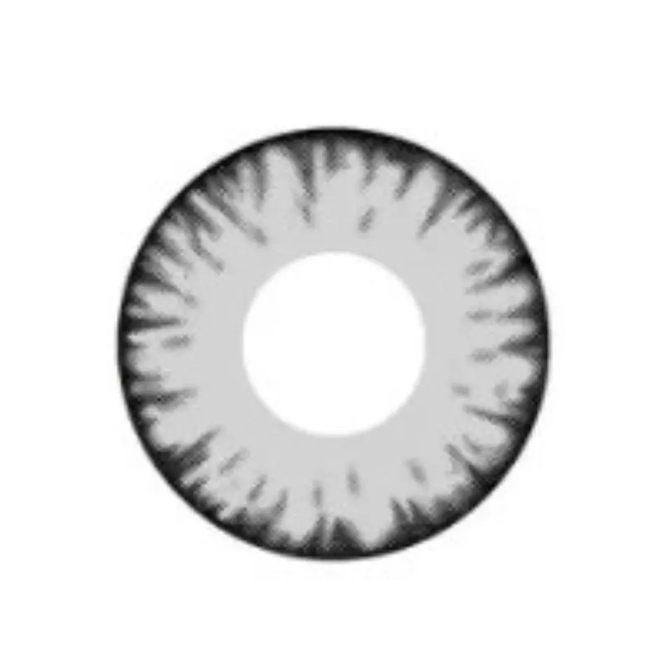 Lentes De Contacto Gris con Efecto 1