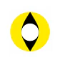 Lentes De Contacto Amarillo Efecto Gato  - Miniatura 1