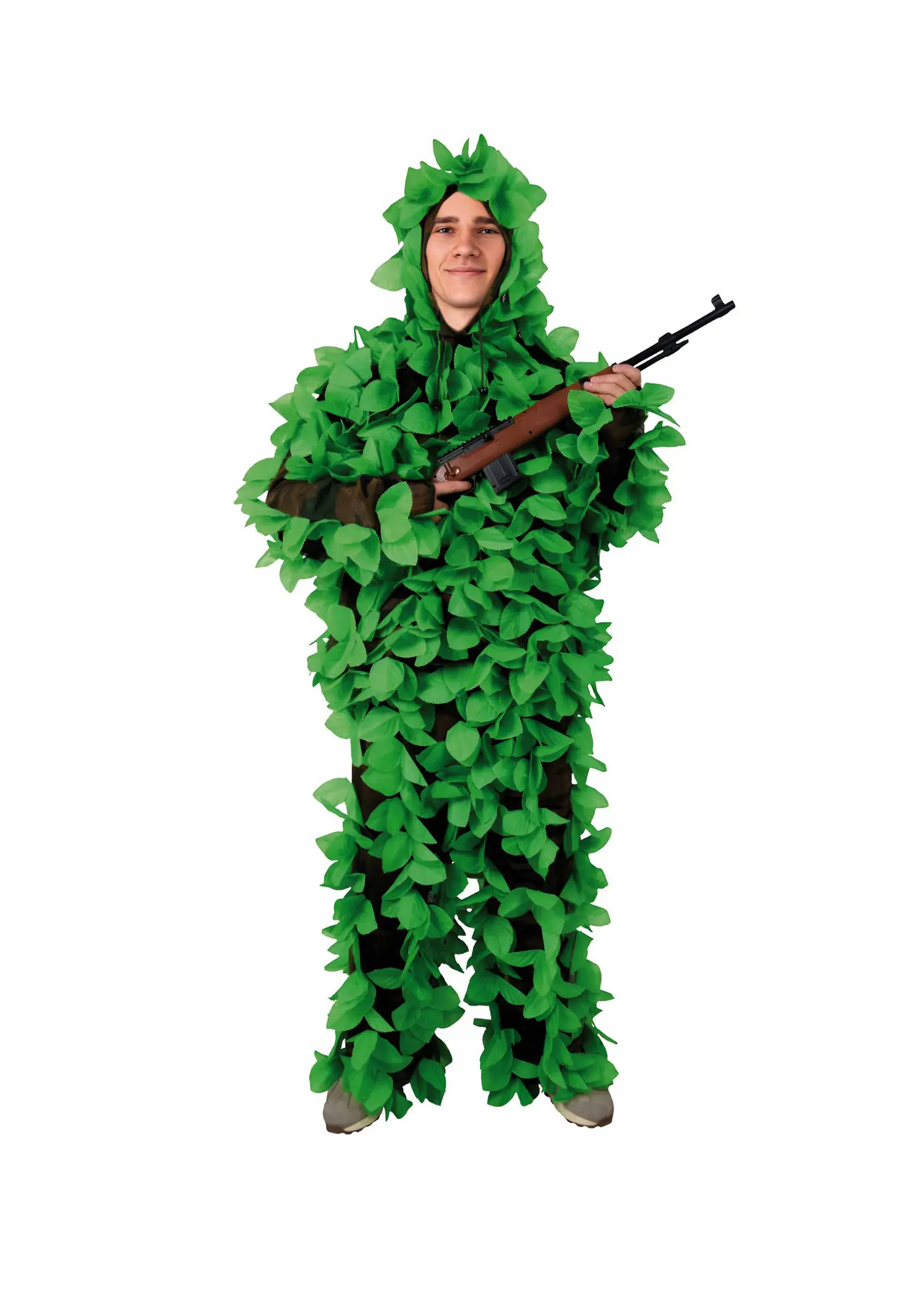 Disfraz de Cazador Camuflado 180 cm. 1