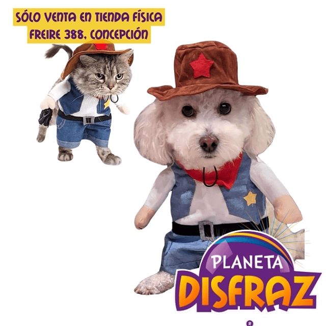 Disfraz Vaquero Mascota