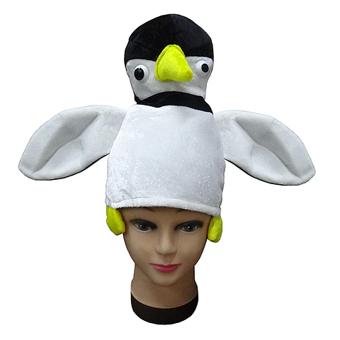 GORRO TELA PINGUINO
