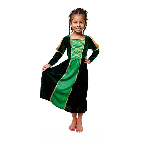 Disfraz Princesa Verde Fiona Niña 