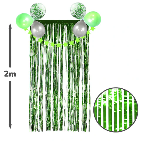 CORTINA METALICA VERDE 2MTX1