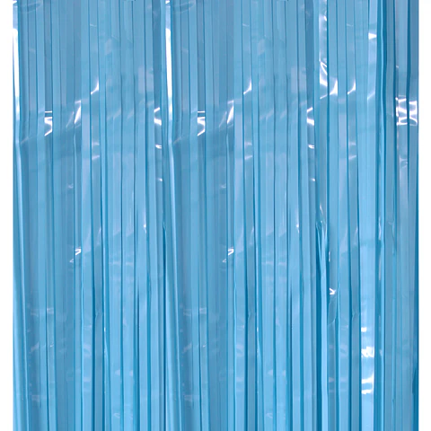 CORTINA METALICA PASTEL CELESTE 2MTX1