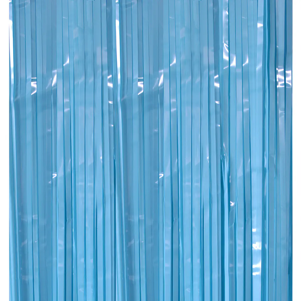CORTINA METALICA PASTEL CELESTE 2MTX1 1