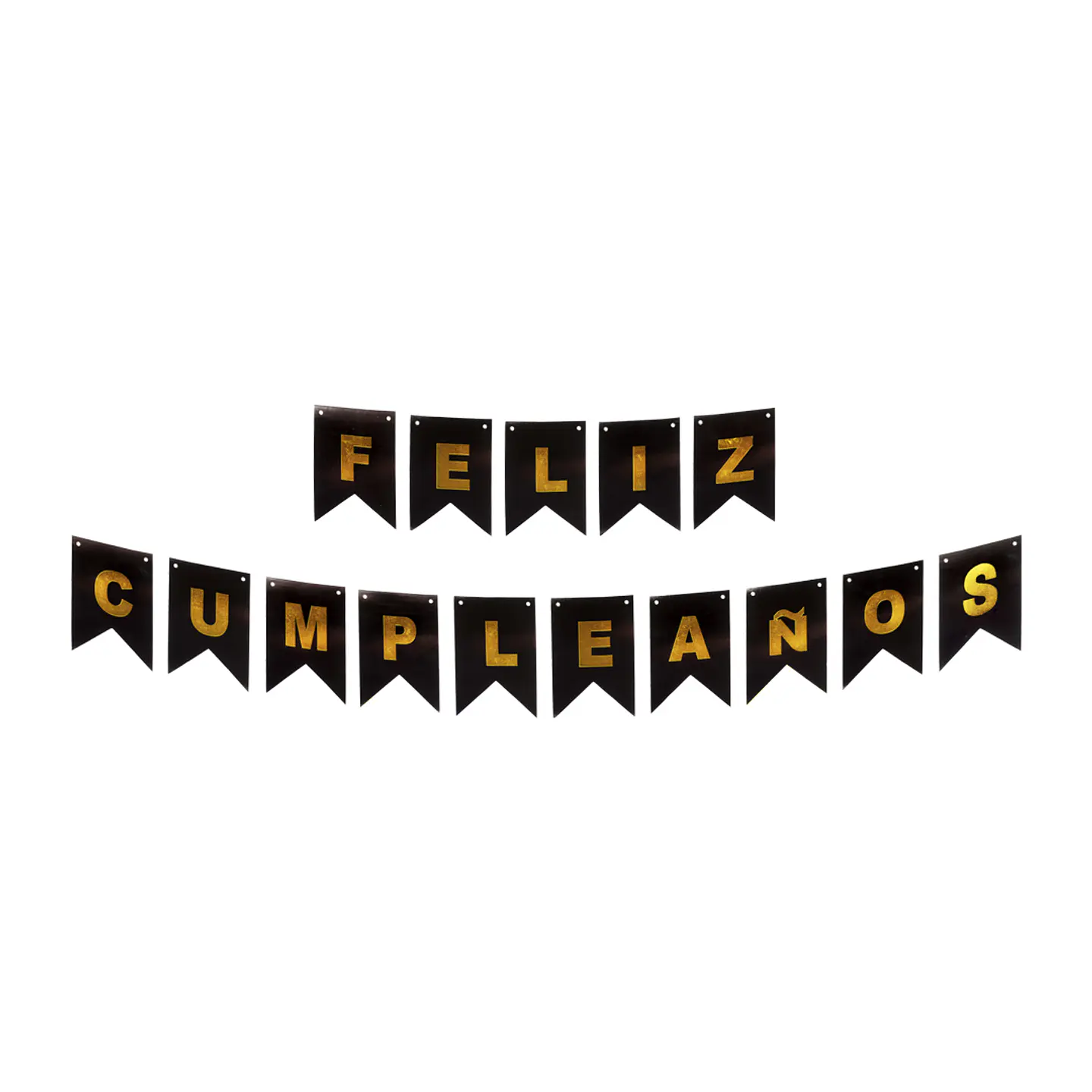 Guirnalda F.C. Negro/Dorado 4M 1