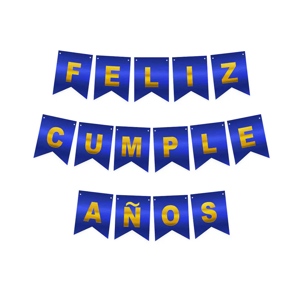 Guirnalda F.C. Azul/Dorado 4M 1