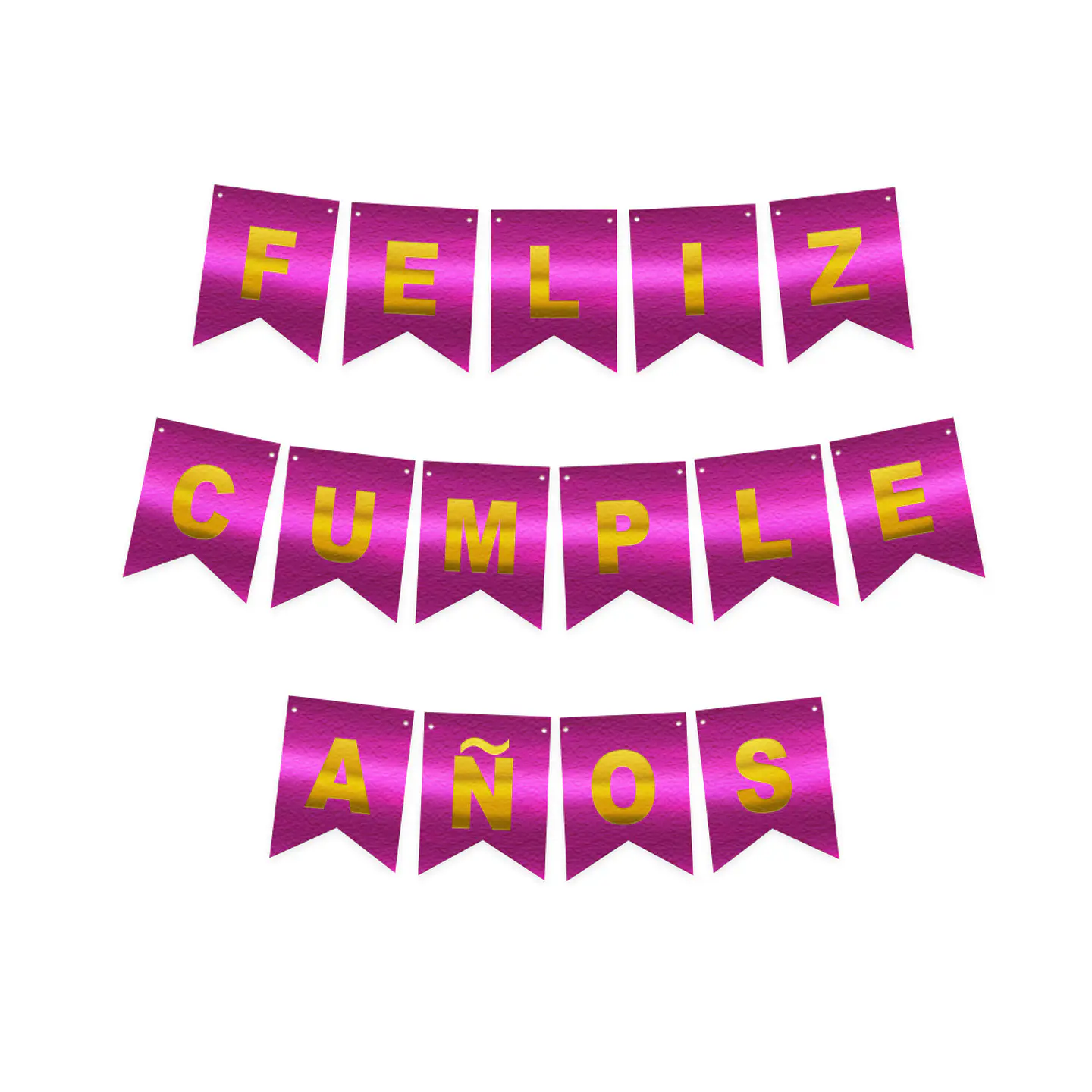 Guirnalda F.C. Fucsia/Dorado 4M 1