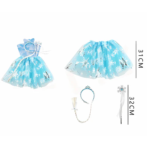 Set Disfraz Frozen Niña
