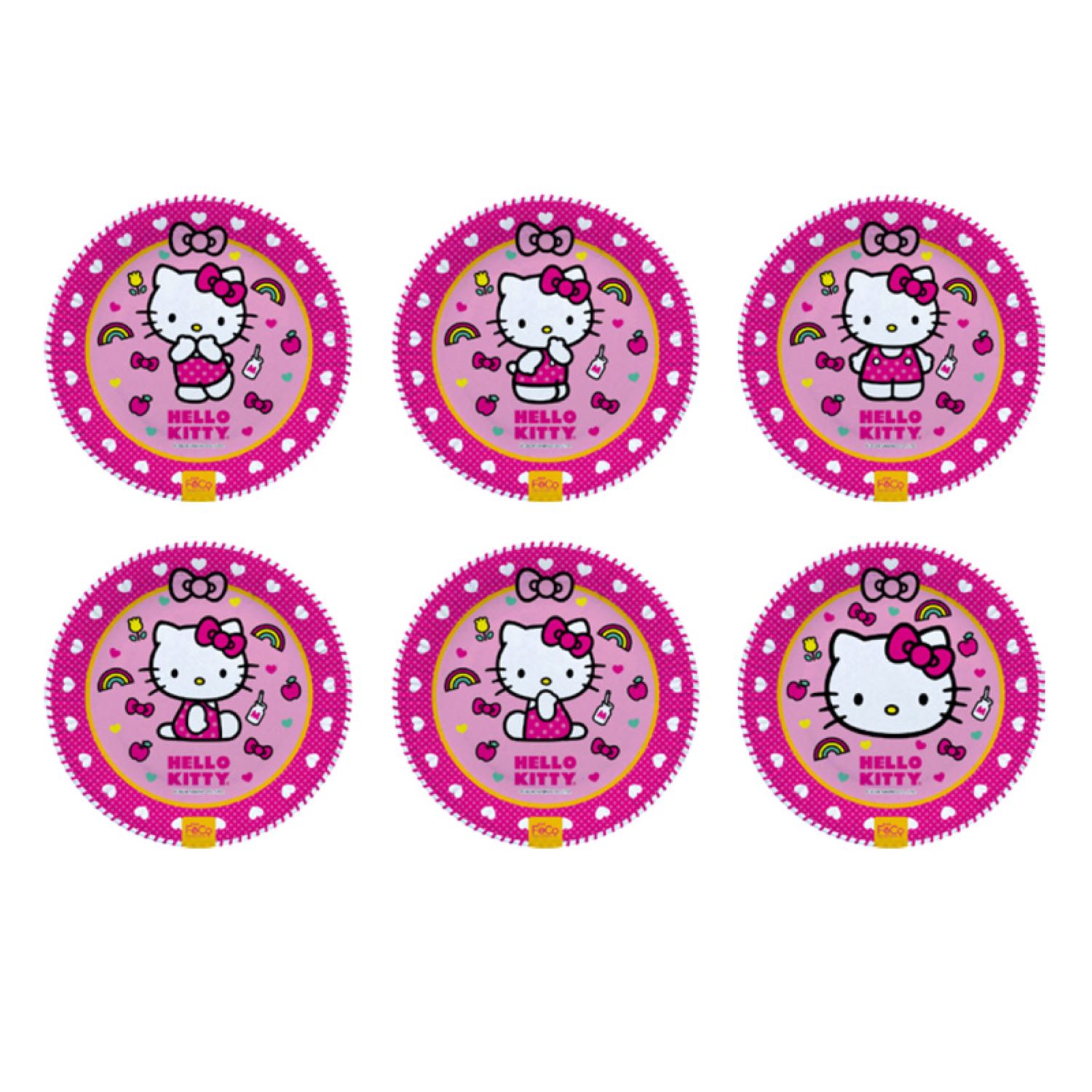 Plato Carton Hello Kitty x6