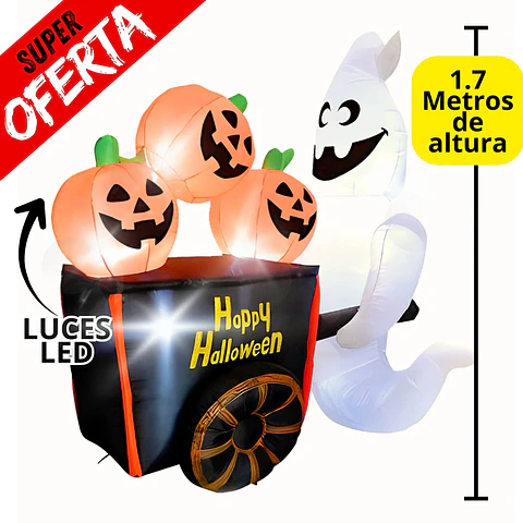 Fantasma Inflable Led