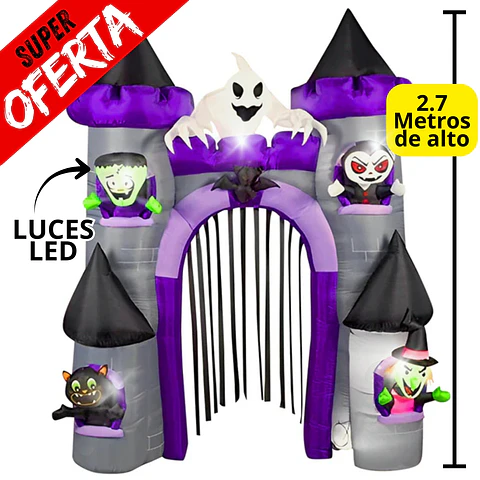 Castillo Arco Inflable Led
