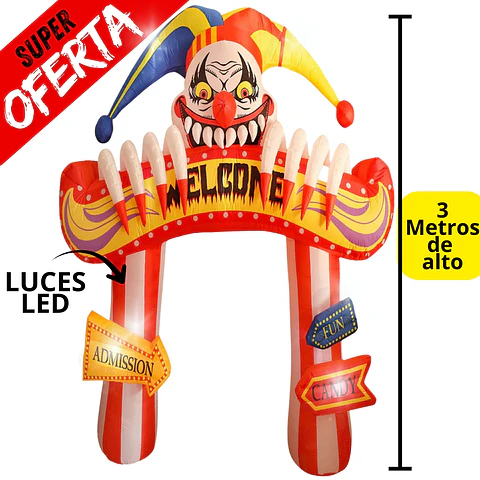 Circus Arco Inflable Led 