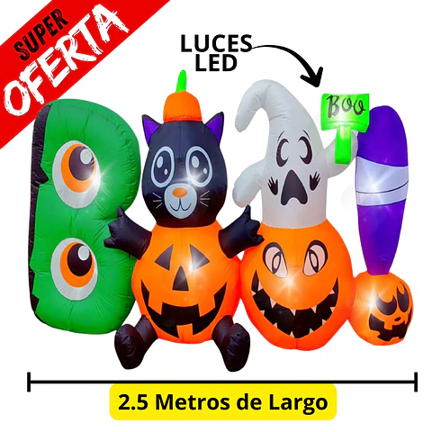 BOO! Inflable Led 
