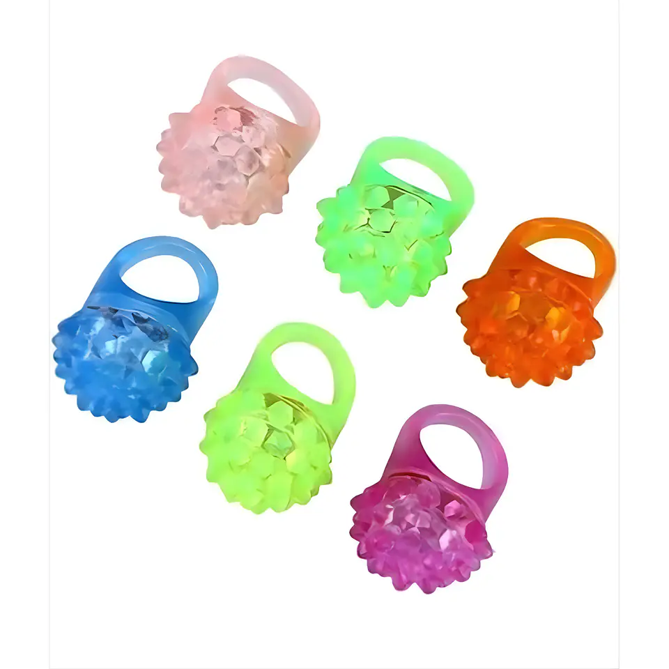 Anillo Cotillon Fiesta Luminoso Led Fiesta X6 Und. 1
