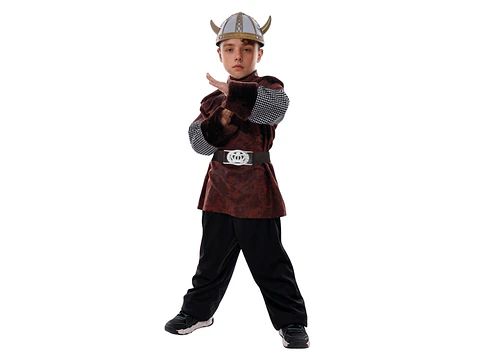 Disfraz vikingo niño