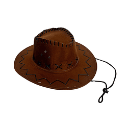 Sombrero vaquero niño cafe