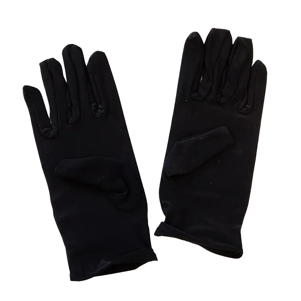 guante liso 21 cm negro 1