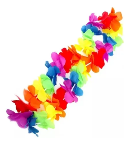 Collar flor fluor Multicolor x 6