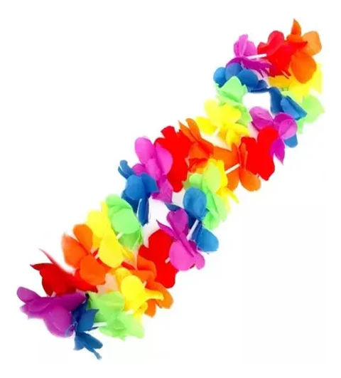 Collar flor fluor Multicolor x 6