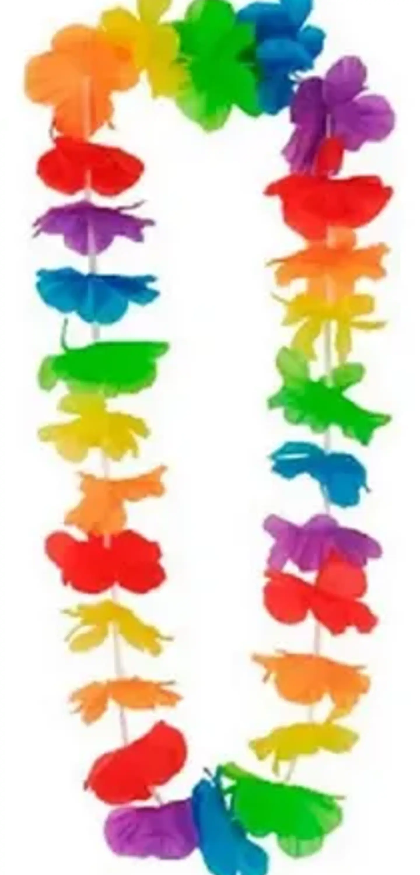 Collar flor fluor Multicolor x 6 2
