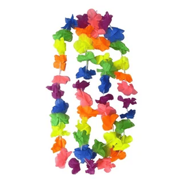 Collar flor fluor Multicolor x 6