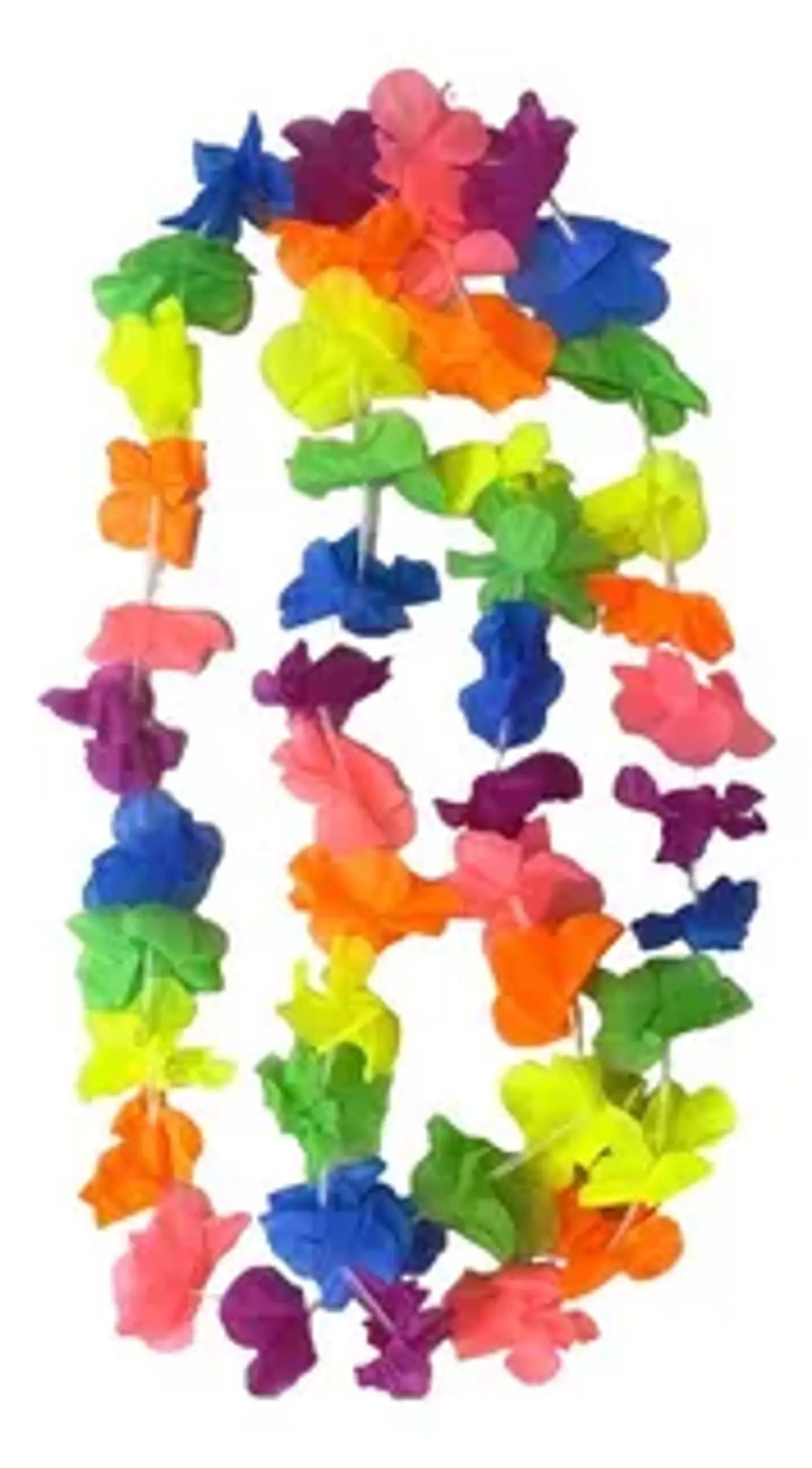 Collar flor fluor Multicolor x 6 3