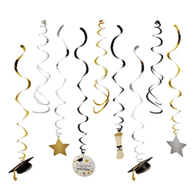 Deco colg. gracacion 12 uni