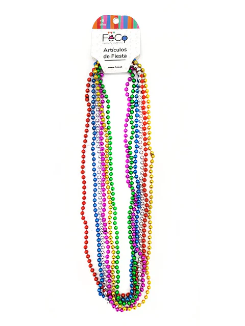 Collar beads 6 piezas