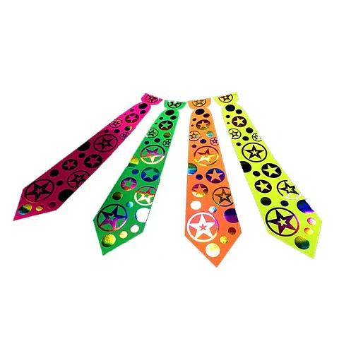 Set Corbata carton fluor x6
