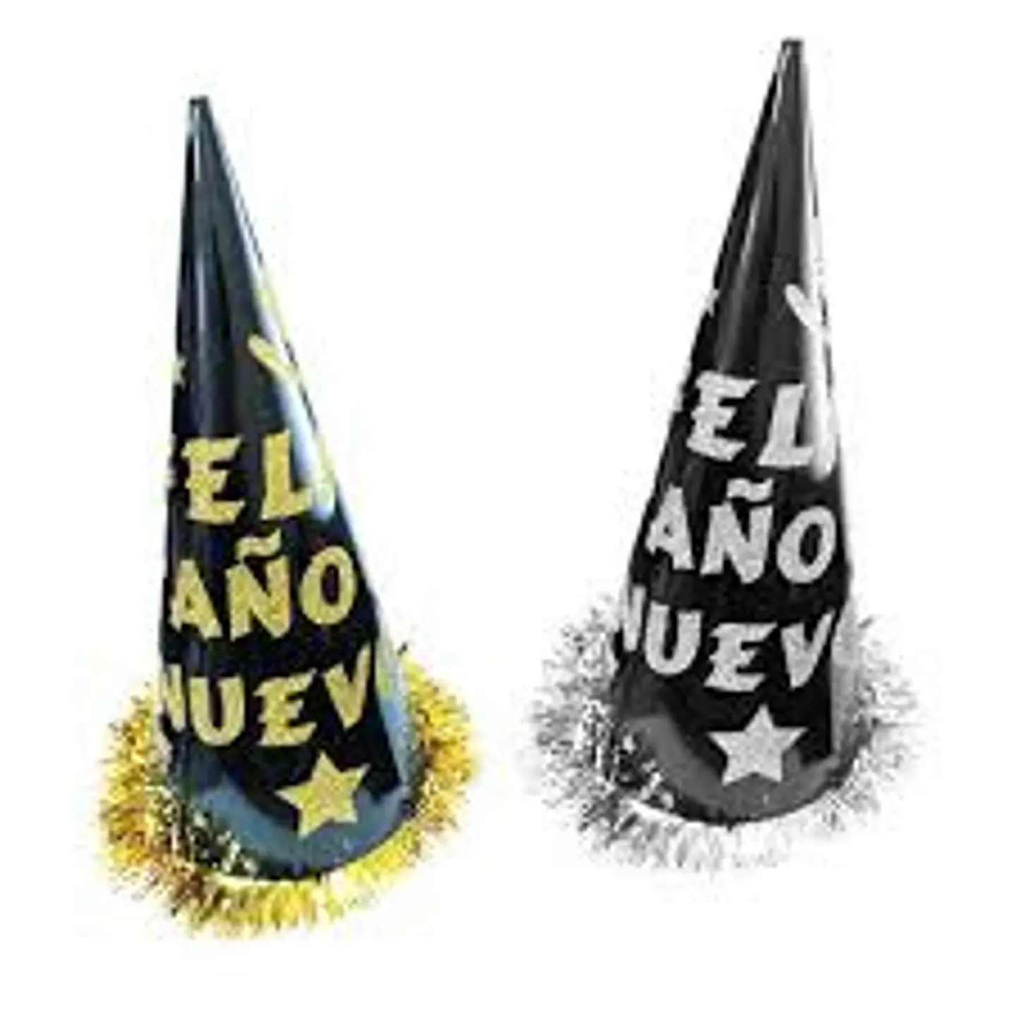 Gorro cono f.a.n Dorado/plateado x1 1
