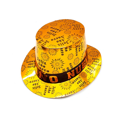 Gorro copa carton f.a.n  dorado x 1